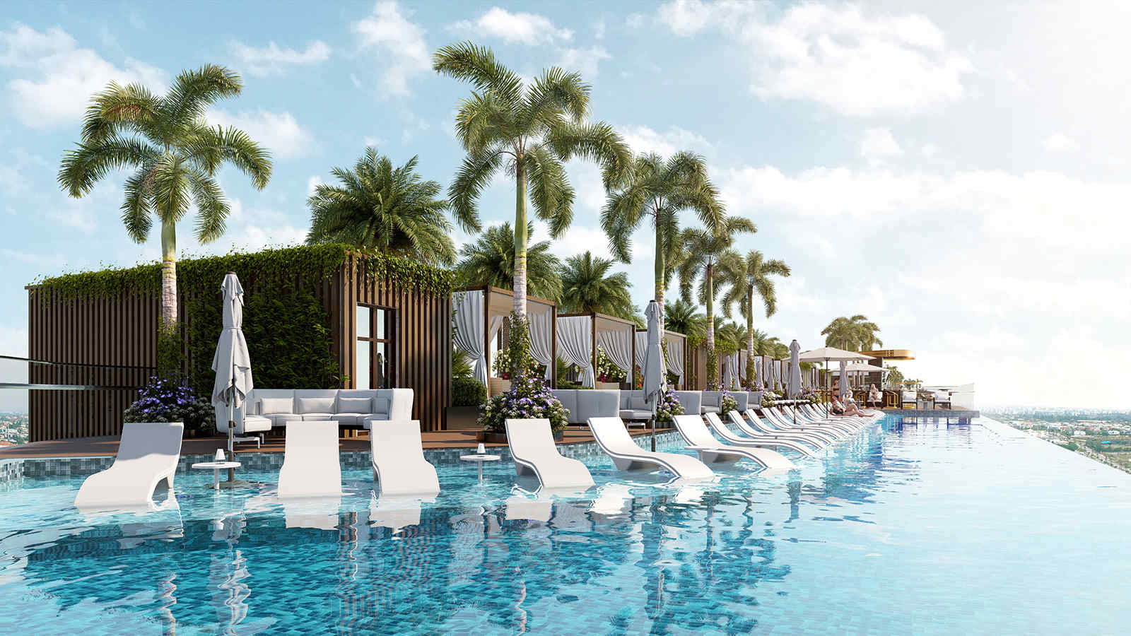 Noble Crystal 西湖公寓無邊際泳池