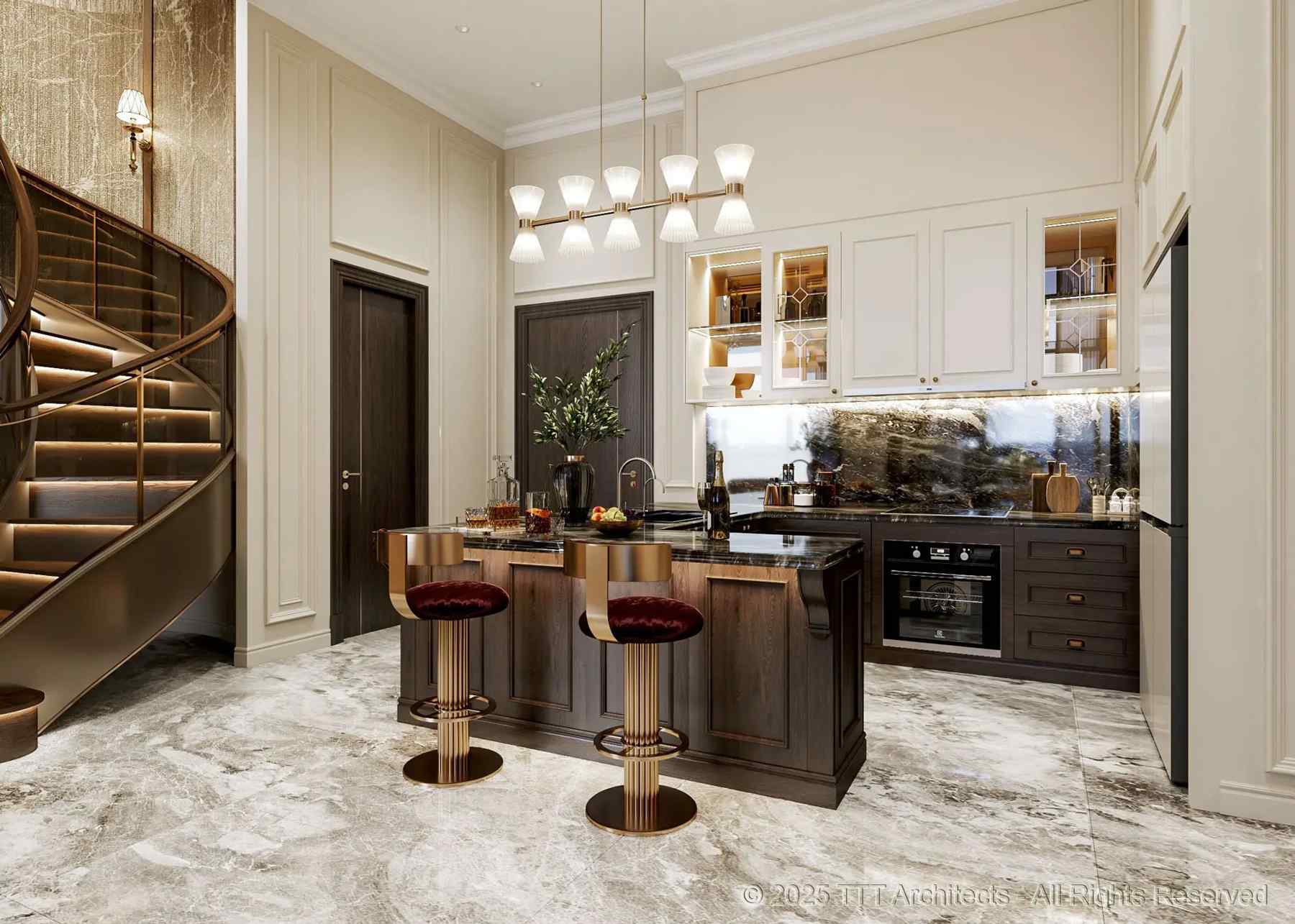 Celestine Westlake公寓廚房空間