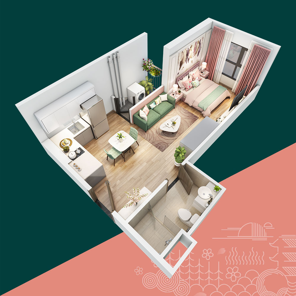 The Sakura 公寓設計