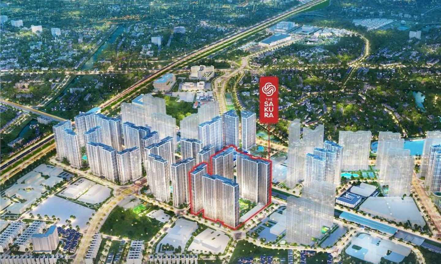 The Sakura 建案分區
