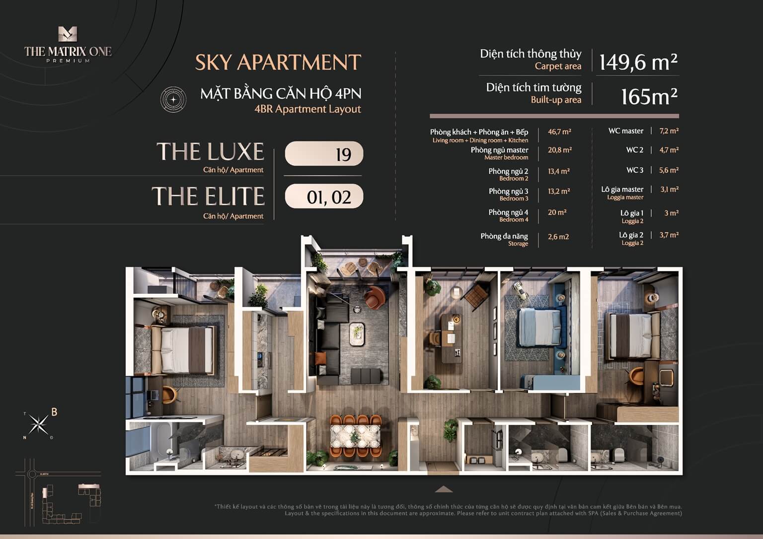 The Matrix One Premium 公寓設計