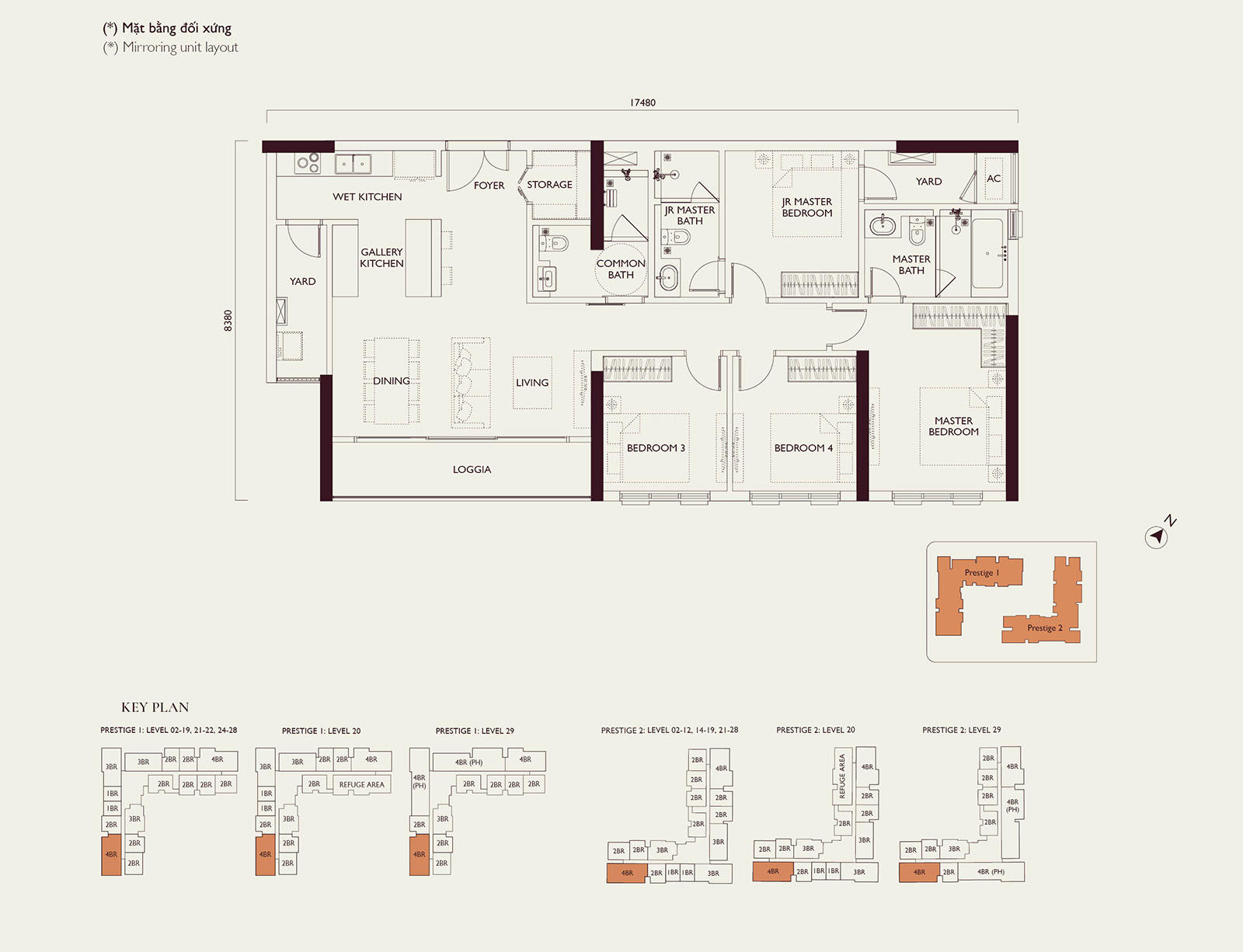 4 房公寓設計 Lumi Hanoi
