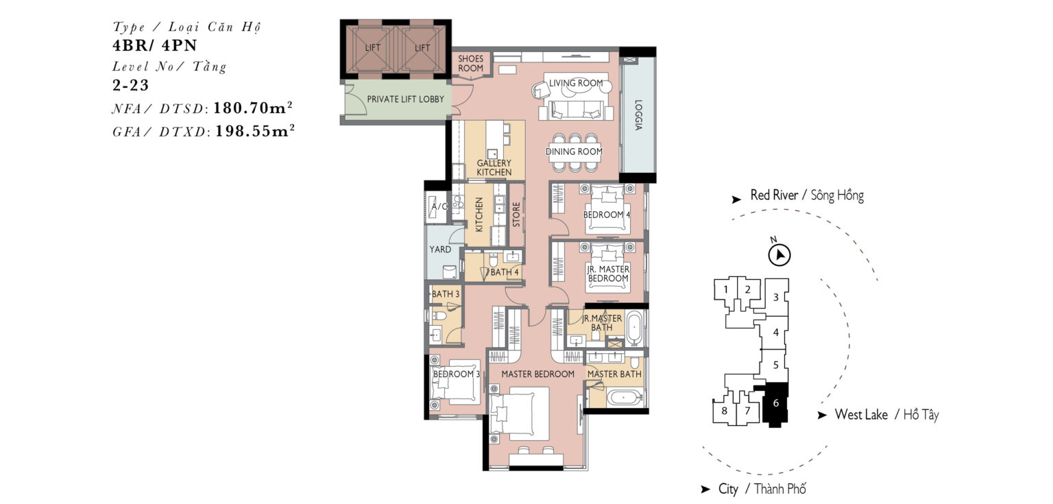 Heritage West Lake 公寓設計