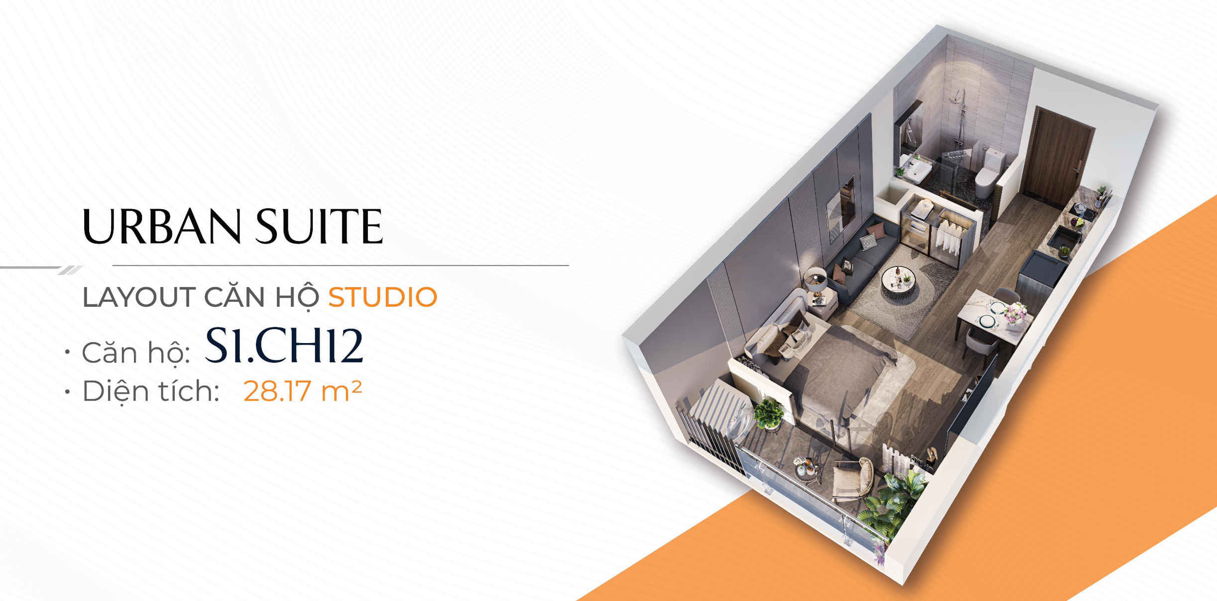 Imperia Sky Park 公寓設計 – Studio 戶型