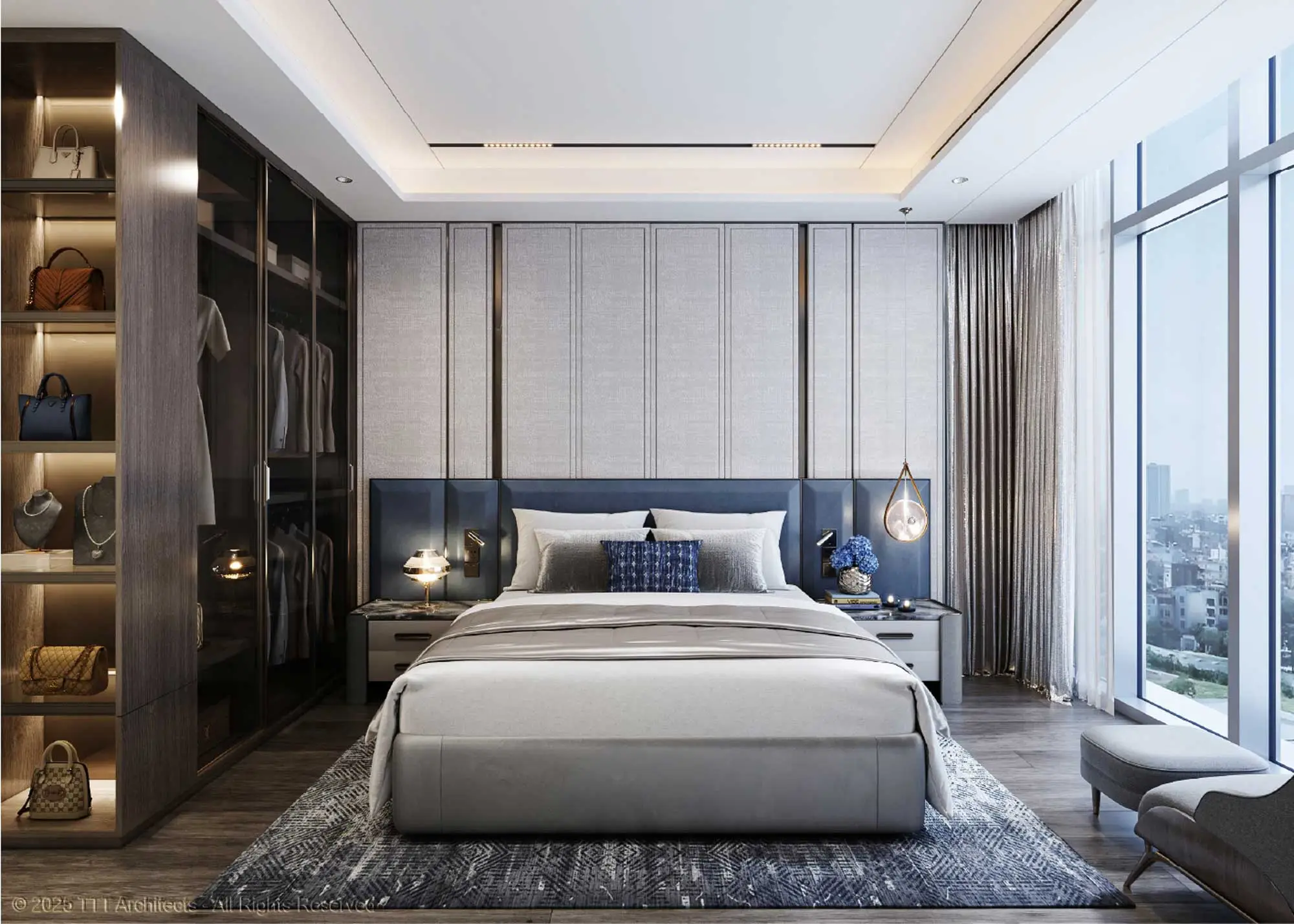 Celestine Westlake臥室效果圖