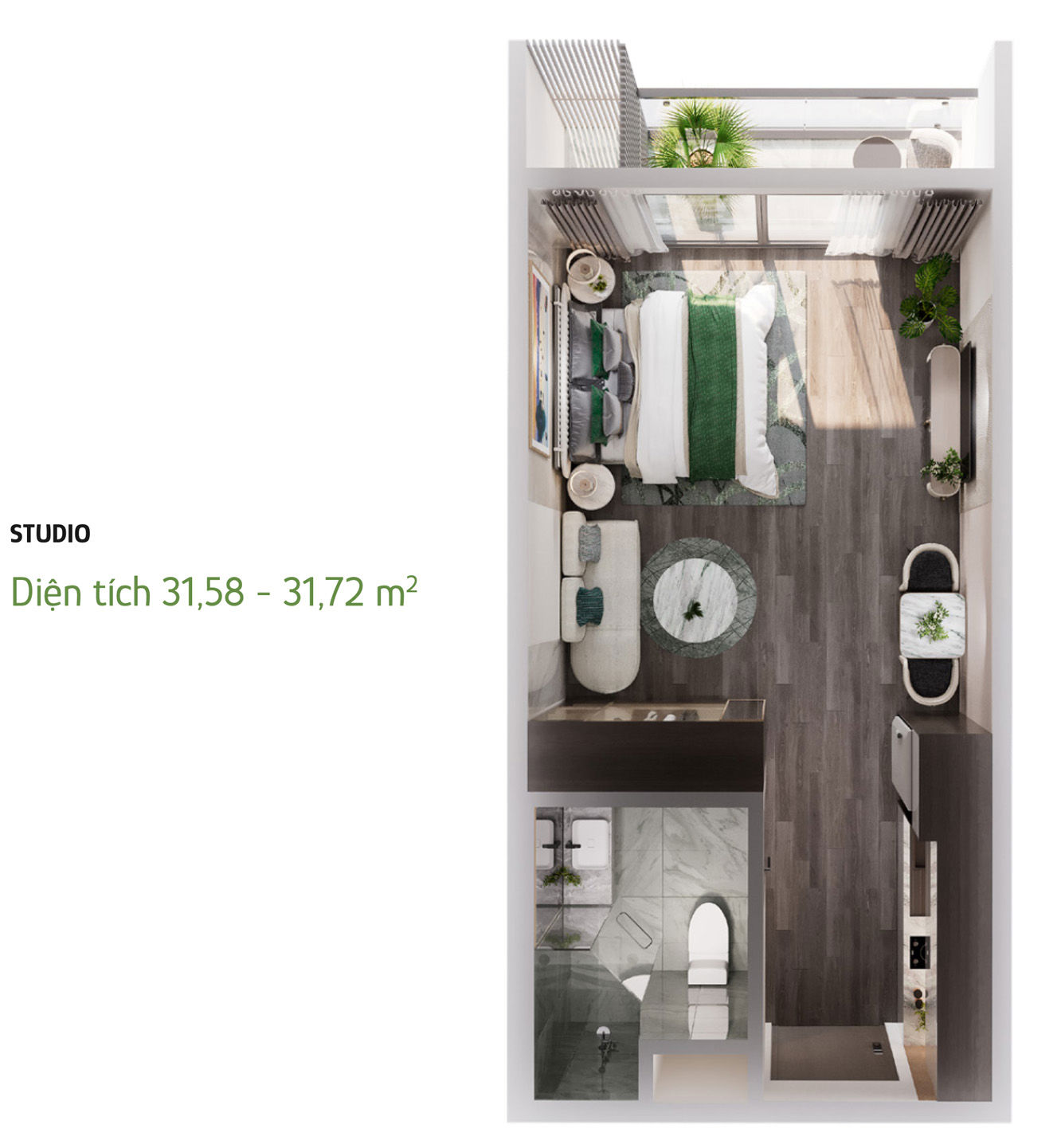 The Parkland 建案 - Studio 公寓設施