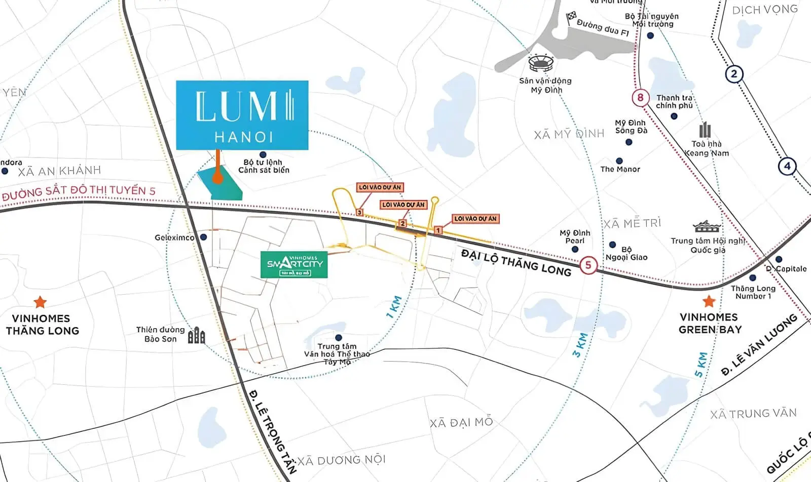 Lumi Hanoi 建案位置