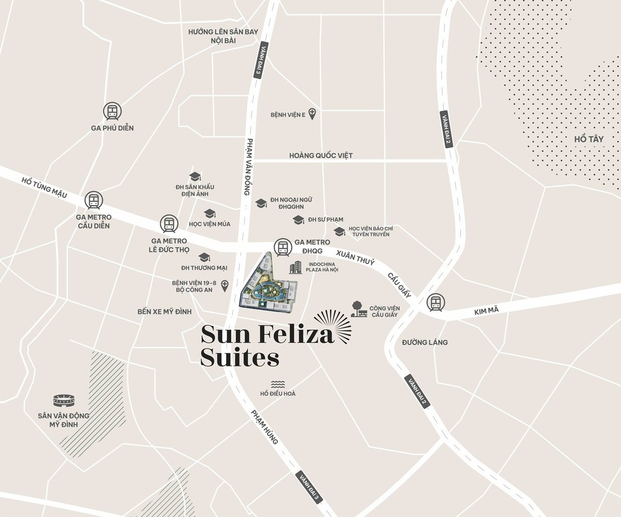 Sun Feliza Suites 專案地點