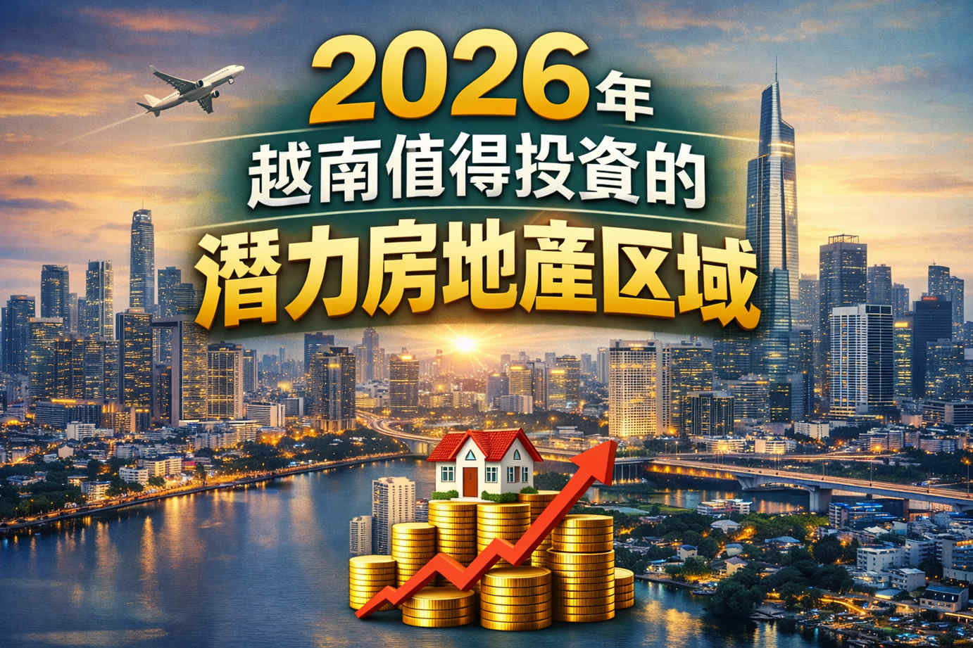 2026年越南值得投資的潛力房地產區域