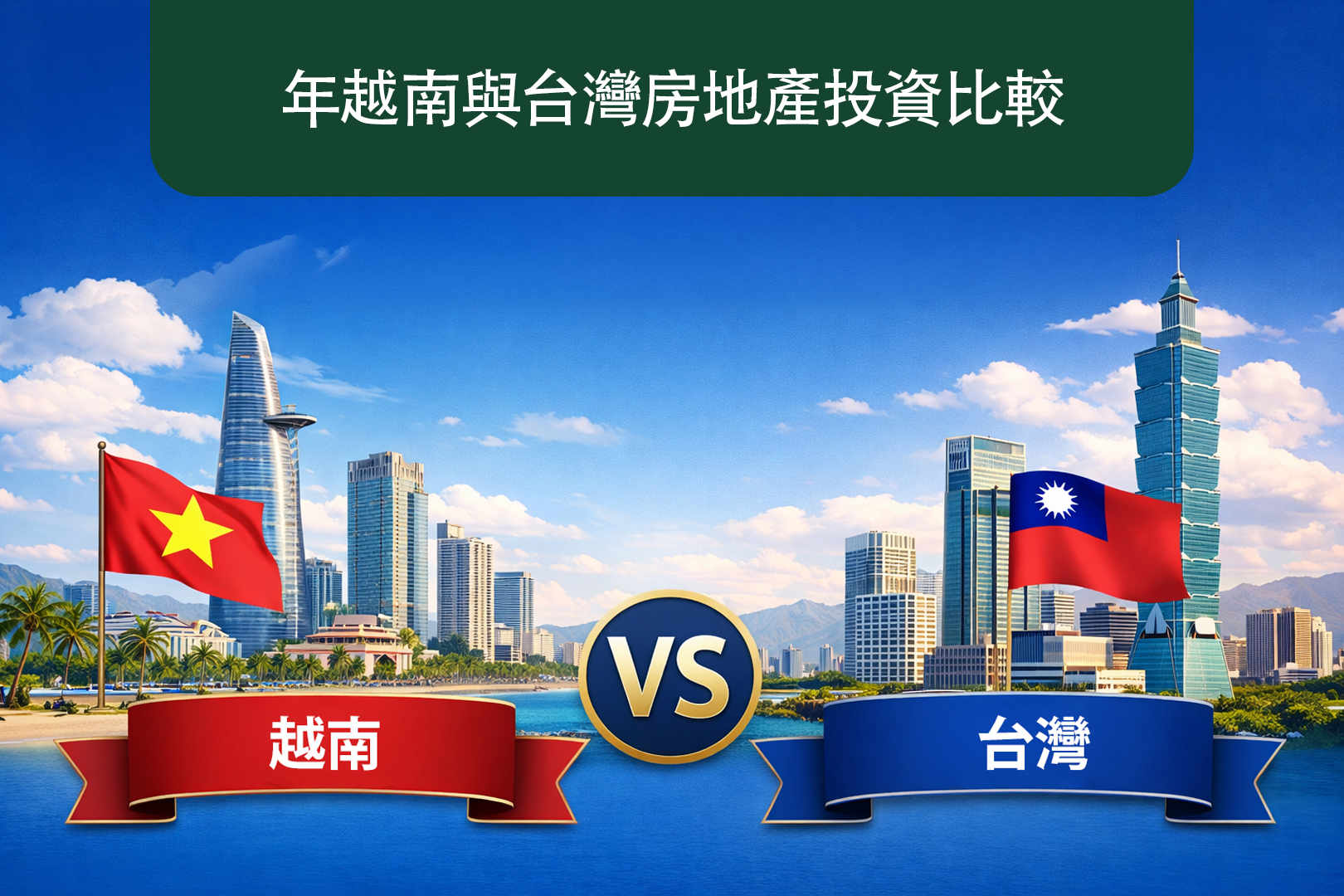 年越南與台灣房地產投資比較
